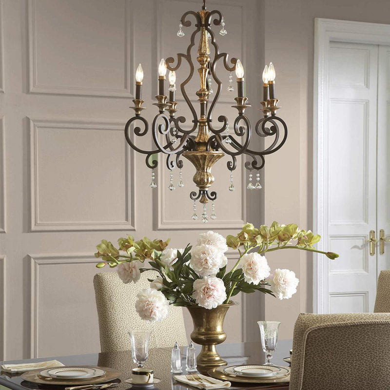 Banville 6 - Light Candle Style Chandelier