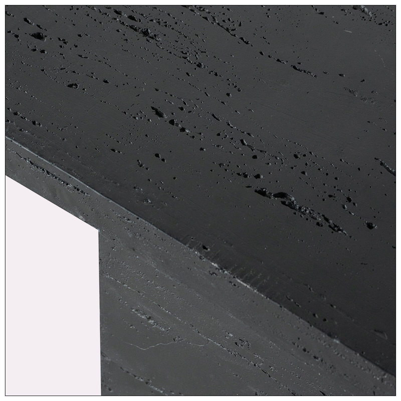 Table basse Mario, Noir, noir, noir, noir