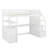 Twin Size Loft Bed With Desk And Shelves-1909704523