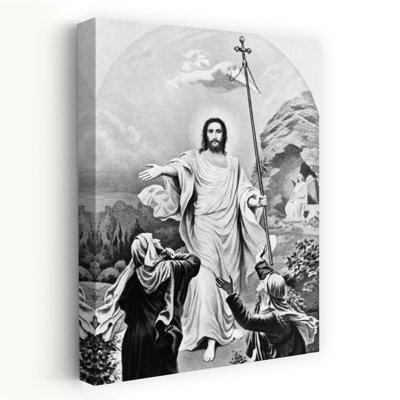 JESUS CHRIST THE RESURRECTION EASTER 1 Piece Wrapped Canvas Wall Art