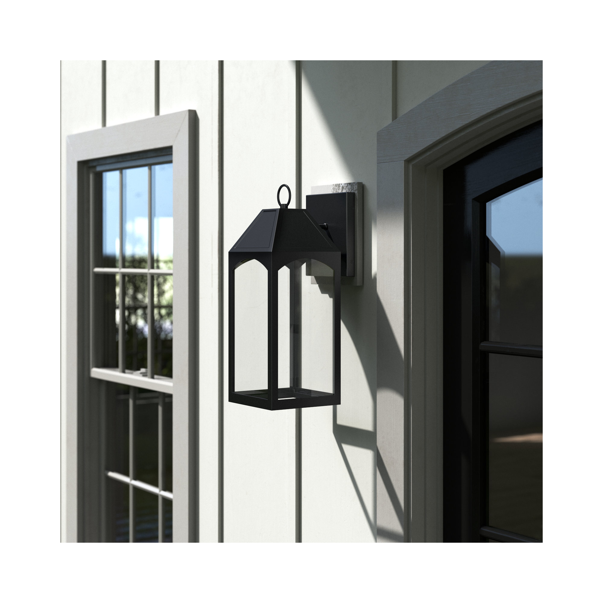 Adamsville Single Light Outdoor Wall Light, 20.5" H x 7.75" W x 9.75" D