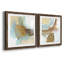 Blue Rythme I - ensemble de 2 peintures encadrées-526605223-526605222