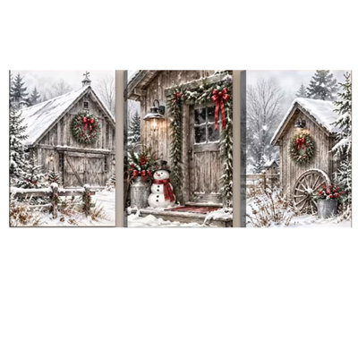 3 Piece Wrapped Canvas Wall Art