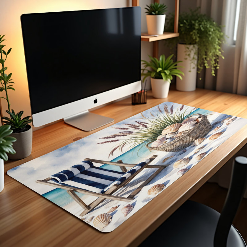 Polyester Desk Pad, 31.5x15.5