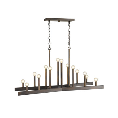 Inna 14 - Light Dimmable Linear Chandelier