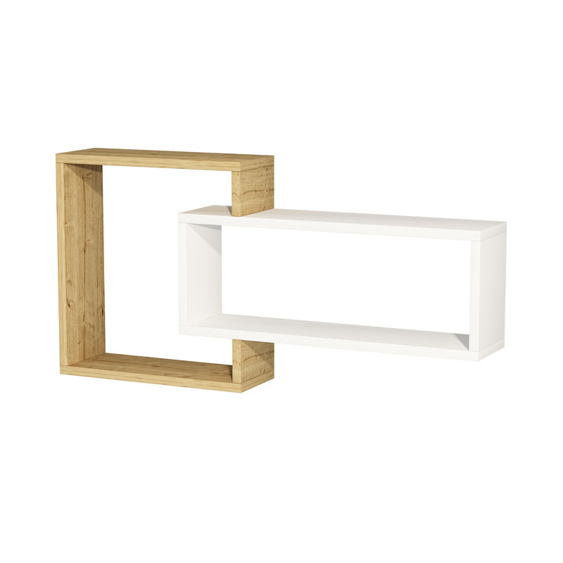 Linelle 3 Piece Floating Shelf,  White Sapphire Oak