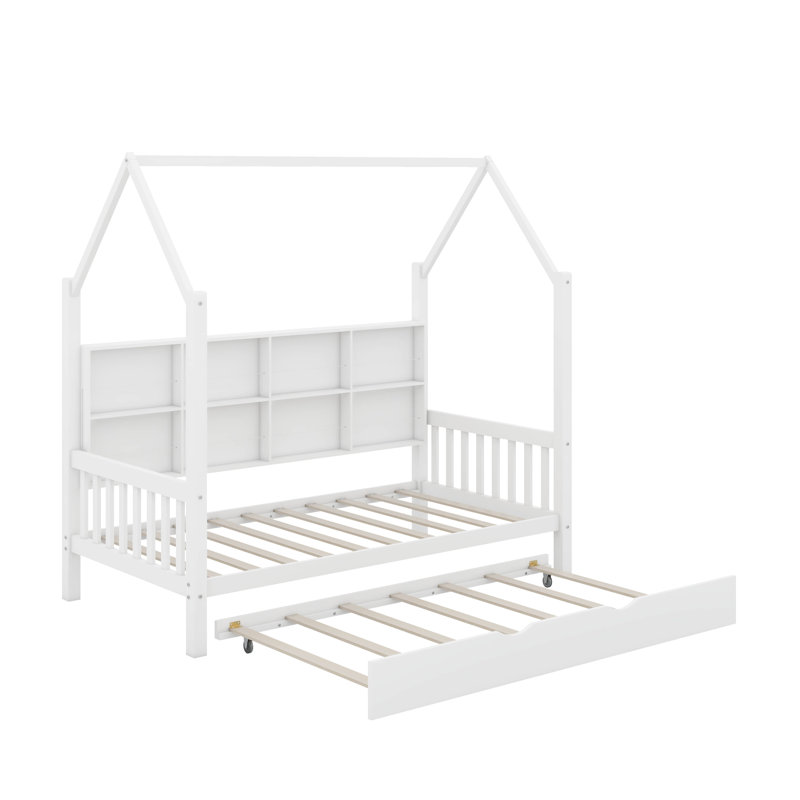 Lit simple avec lit gigogne, Lit simple
