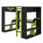 Full Size Wooden Loft Bed With Power Socket & USB/Type-C Connectors, Built-In Cable Organizer, And RGB Lighting-730596264