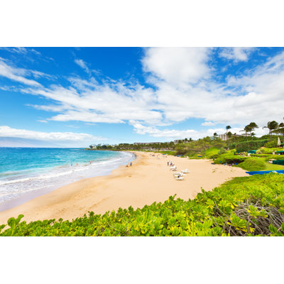 Wailea Beach Of Maui Hawaii by YinYang - No Frame Art Prints on Canvas