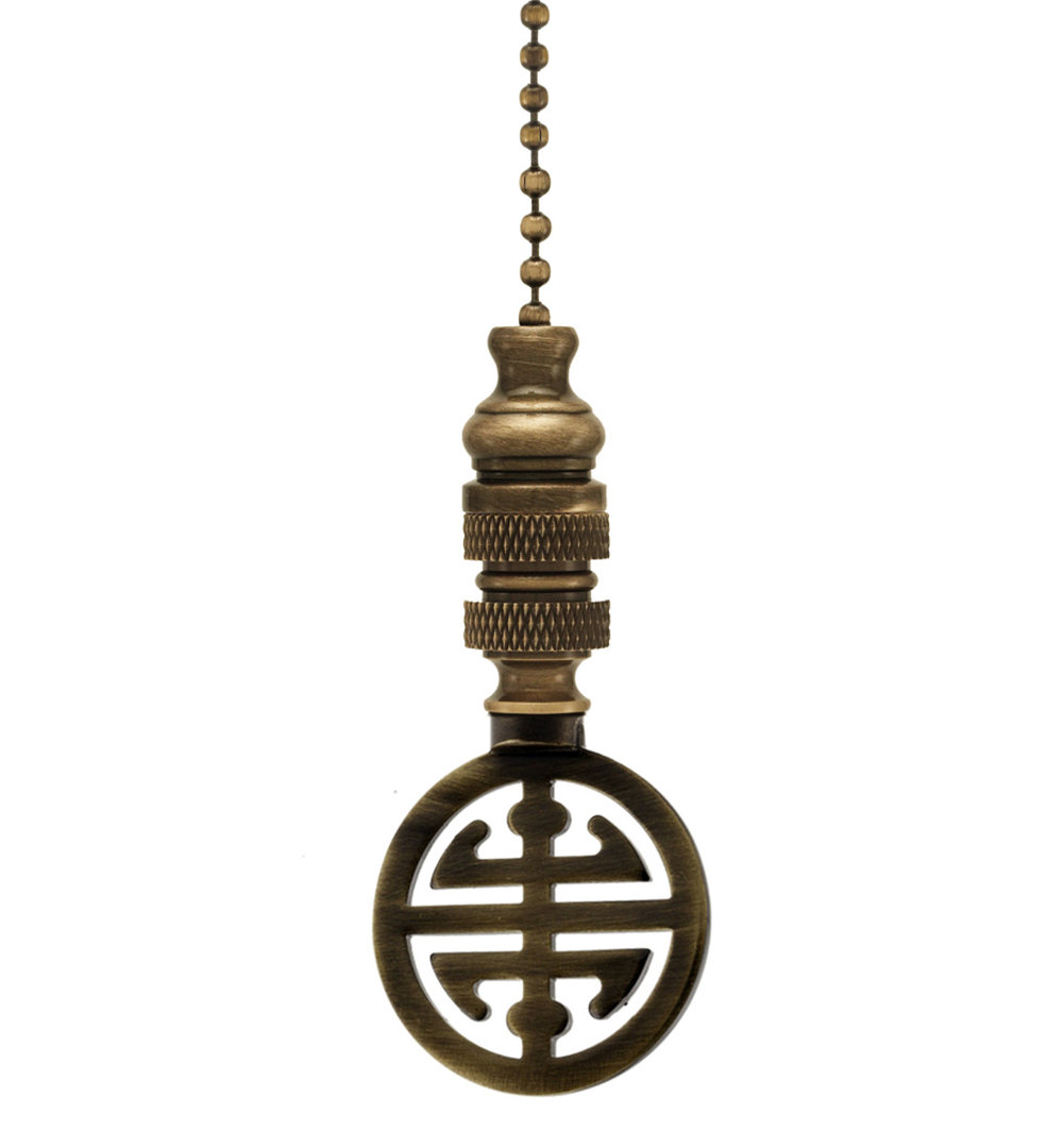 Classic 4 Blessings Asian Ceiling Fan Pull Chain Home Concept Inc