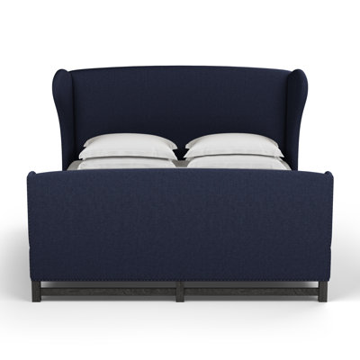 Herbert Upholstered Wingback Bed