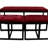 Polyester Blend Upholstered Storage Bench