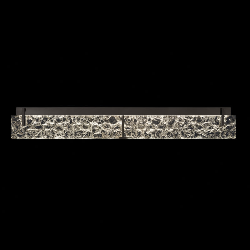 Barre de salle de bain Terra, Transparent, Noir