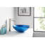 Lavabo de salle de bain vasque circulaire en verre trempé Crow Lustrous