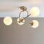 Cadel Glass Semi Flush Mount