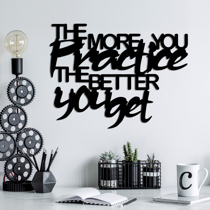 Stylish Black Metal Wall Art Decor, 19.7 x 15.0 inches | 100% Durable Metal, Thickness: 0.06 inches | Lightweight Design at 1.5 lbs | Perfect for Modern Home or Office Decor, Adds Elegance & Charm