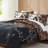 Threaded Roots Linen Blend Comforter Set Brown/Neutral 3 Piece Set King-116501358