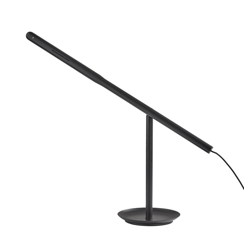 Lampe de bureau 27 po Dris, Noir