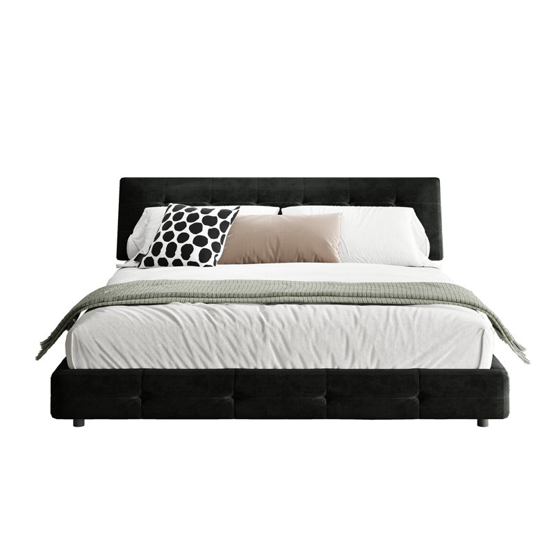 Bed Frame, Black, King