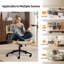 Chaise pivotante en cuir huilé avec accoudoirs rabattables-1480034623