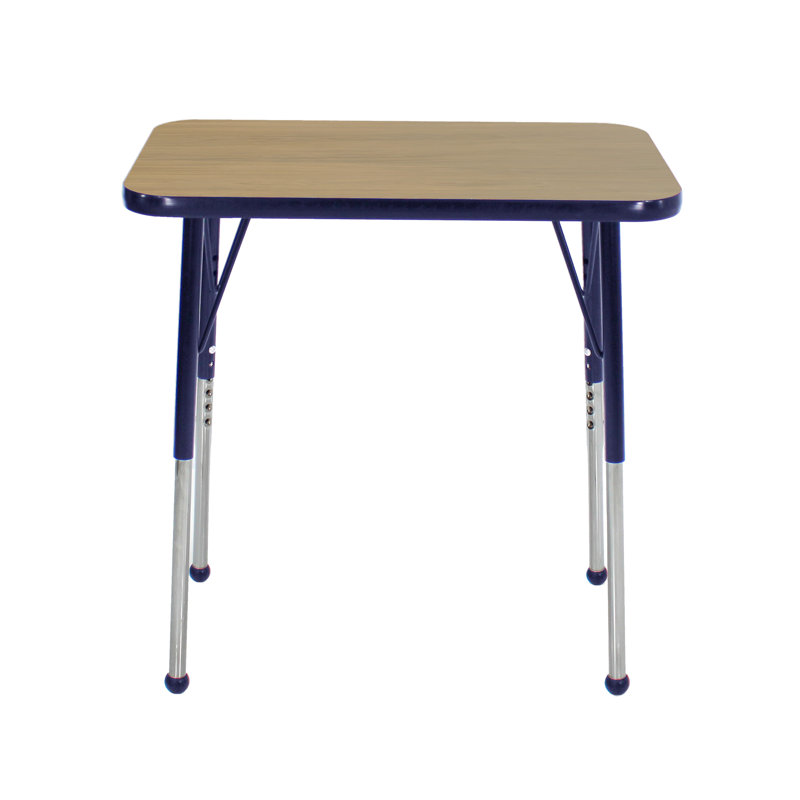 Table d'activité rectangulaire à hauteur réglable en forme de T, Roulement à bille standard, 18 po x 30 po