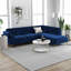 Canapé et chaise longue en velours Addilynn-1486649938-1486649937
