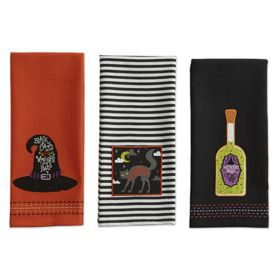 Cotton Embroidered Tea Towel Kitchen Towel