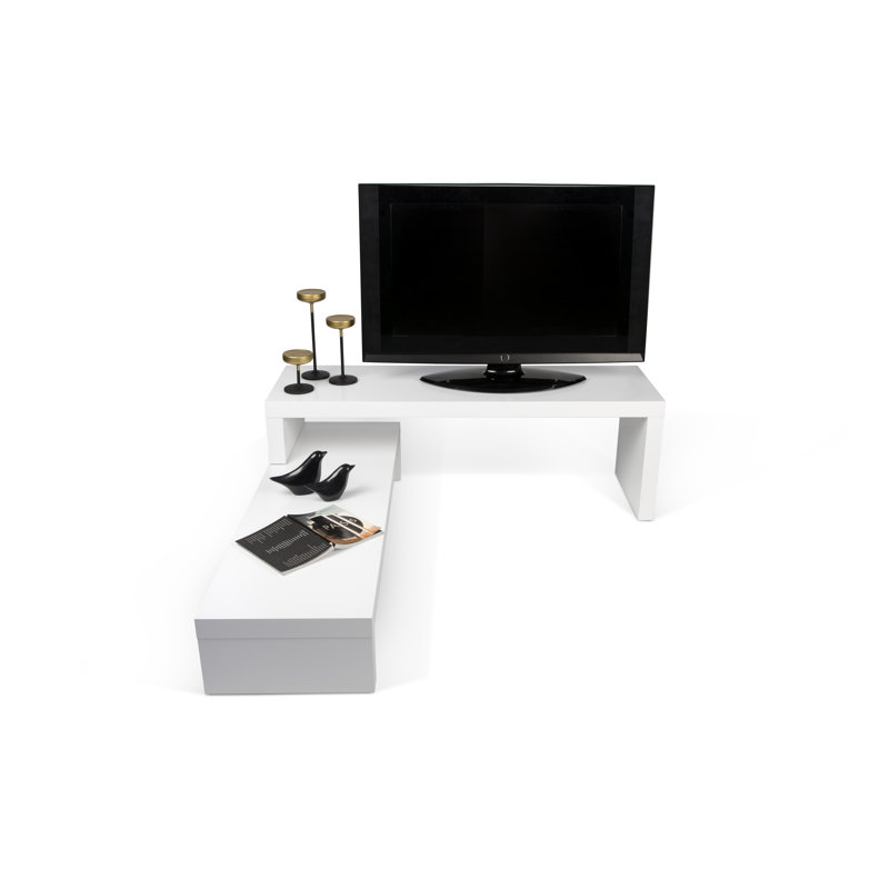 Anza TV Stand for TVs up to 43", Pure White