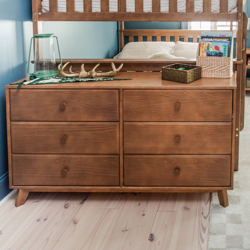 Commode 6 tiroirs Barton, Pacanier