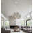 Eclectic 3 Light Chrome Confetti Chandelier-70079949
