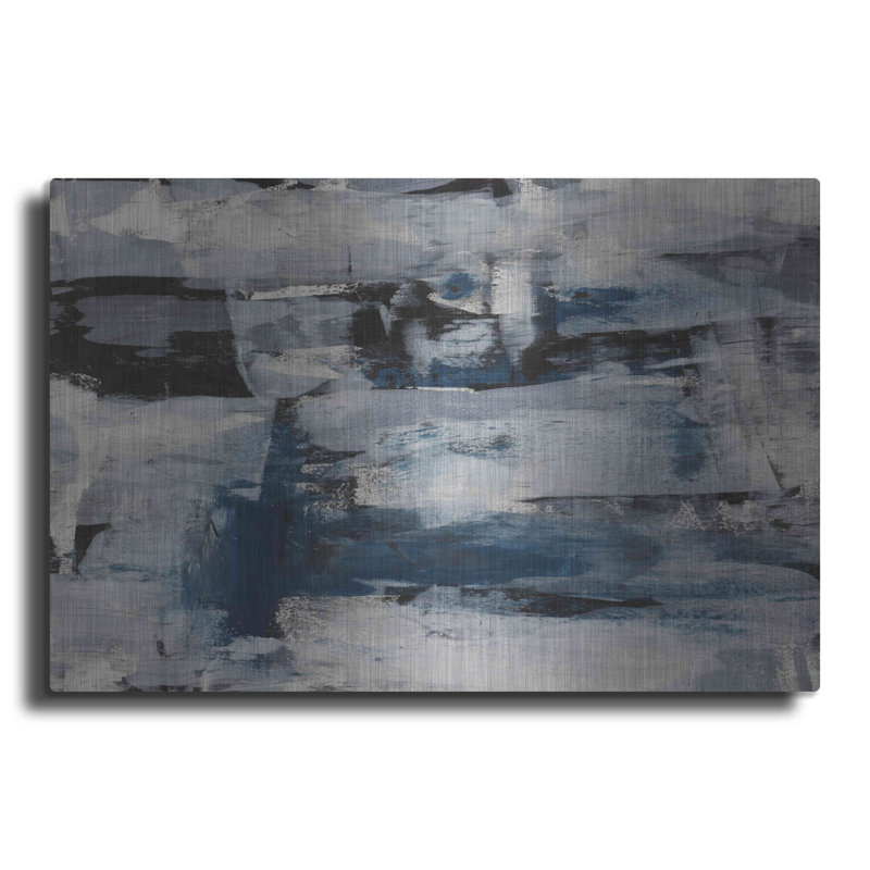 Ivy Bronx «Midnight Ice», art mural en métal, H 12 po x l 16 po