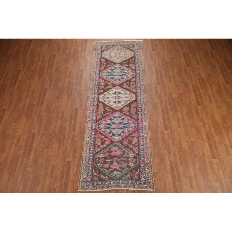 Tapis de couloir brun 4 x 11