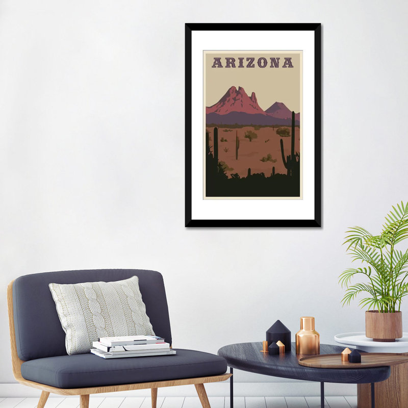 « steve thomas arizona », impression sur toile tendue, H 40 po x l 26 po x P 0,75 po, Pas de tapis, Toile tendue