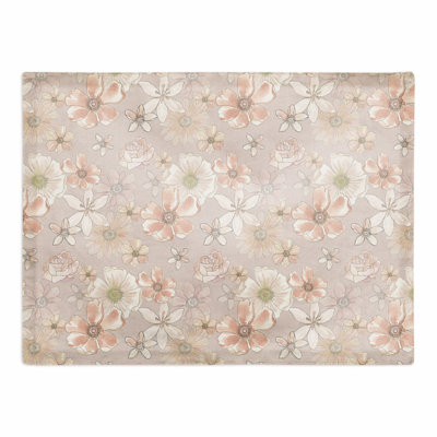 Forlini, aquarelle de fleurs sur un napperon 7458-CG