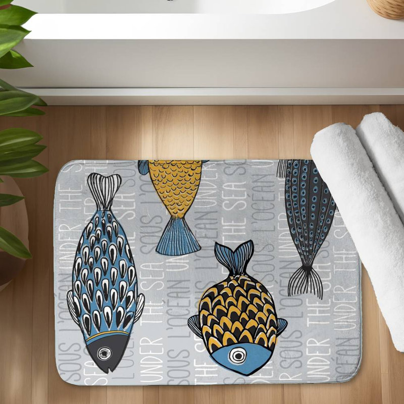 Calderdale Microfiber Non-Slip Bath Mat