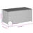 Water Resistant Acacia Poly Rattan Deck Box with Wheels-97884519