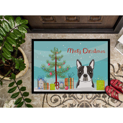 Pearlotta Non-Slip Christmas Outdoor Doormat