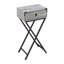 Table d'appoint, table d'appoint, table de bout, table de chevet, lampe, tiroir de rangement, stratifié, métal, contemporain, moderne-408610423