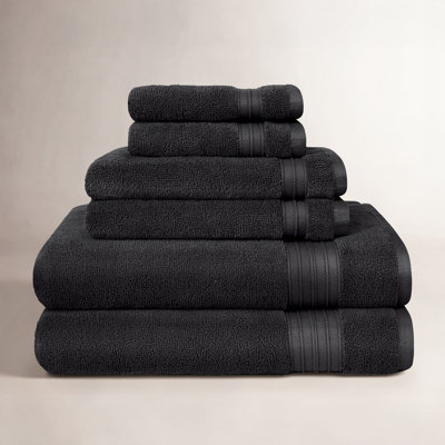 6-Piece Quick-Dry Cotton Towel Set