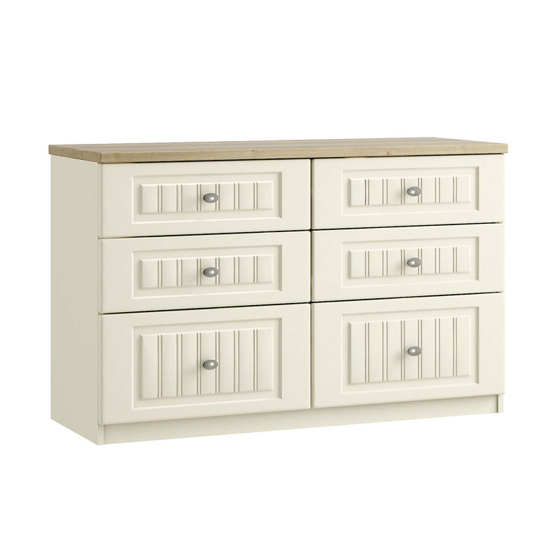 115 cm W Chest of 6 Drawers