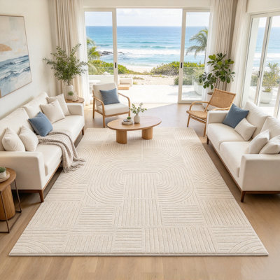 Modern Washable Non-Slip Area Rug