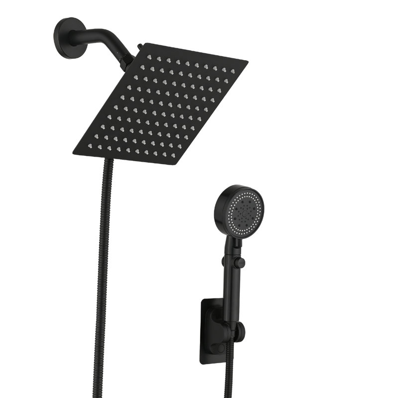 Dual Shower Head 2.5 GPM GPM, Matte Black