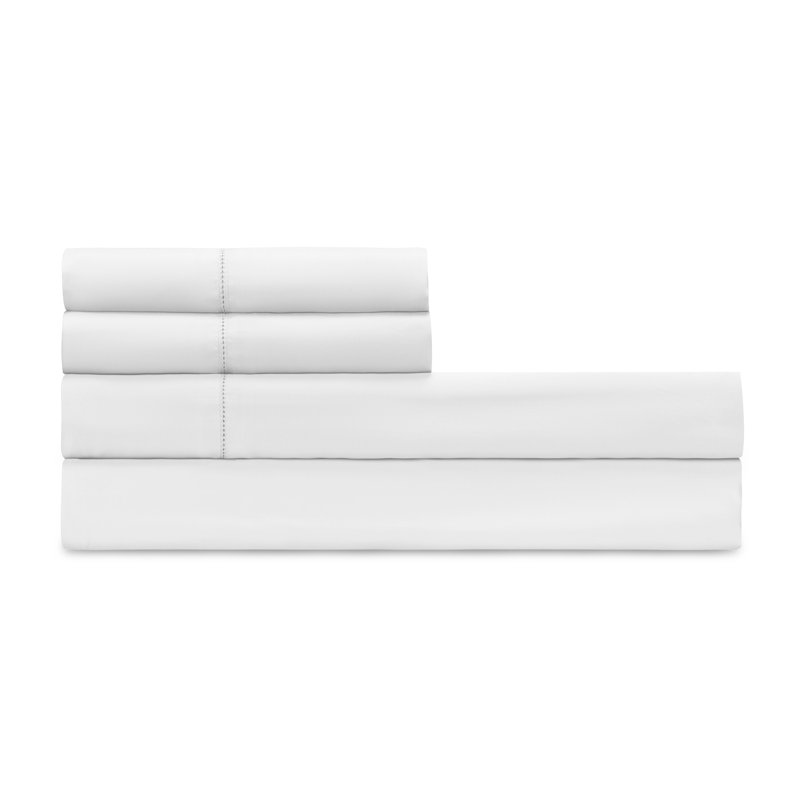 Athens Modal Sheet Set, California King Sheet Set with 2 Pillowcases, White