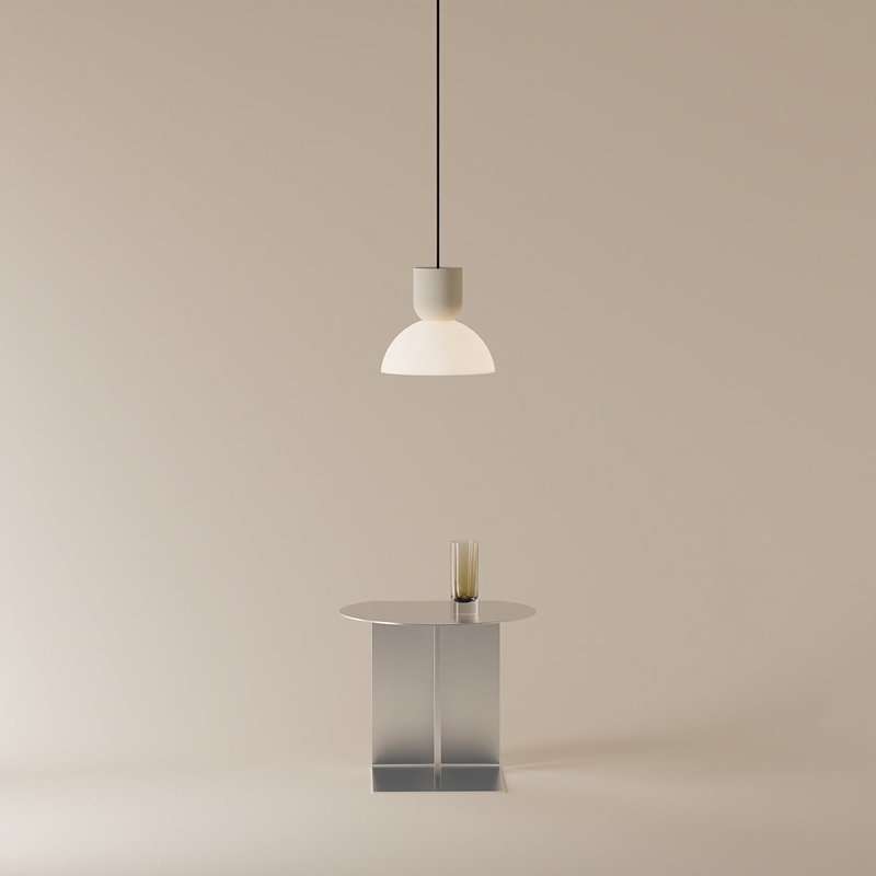 Buia Pendant Light, Sand, Black