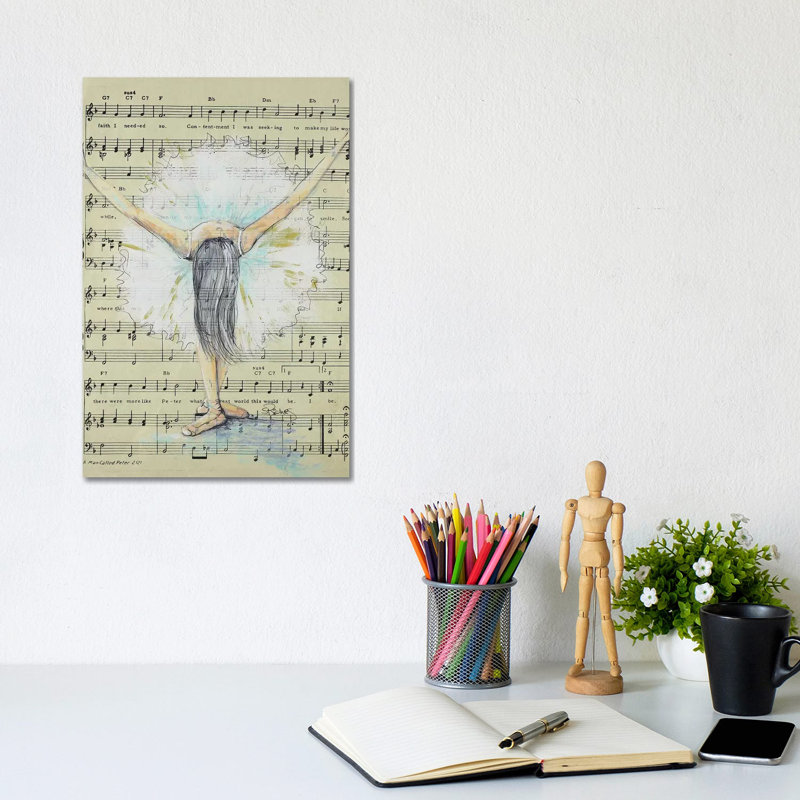 Painted Dancer by Sara Riches - Gallery-Wrapped Canvas Giclée on Canvas, Canvas, 66.04 cm H x 45.72 cm W x 3.175 cm D