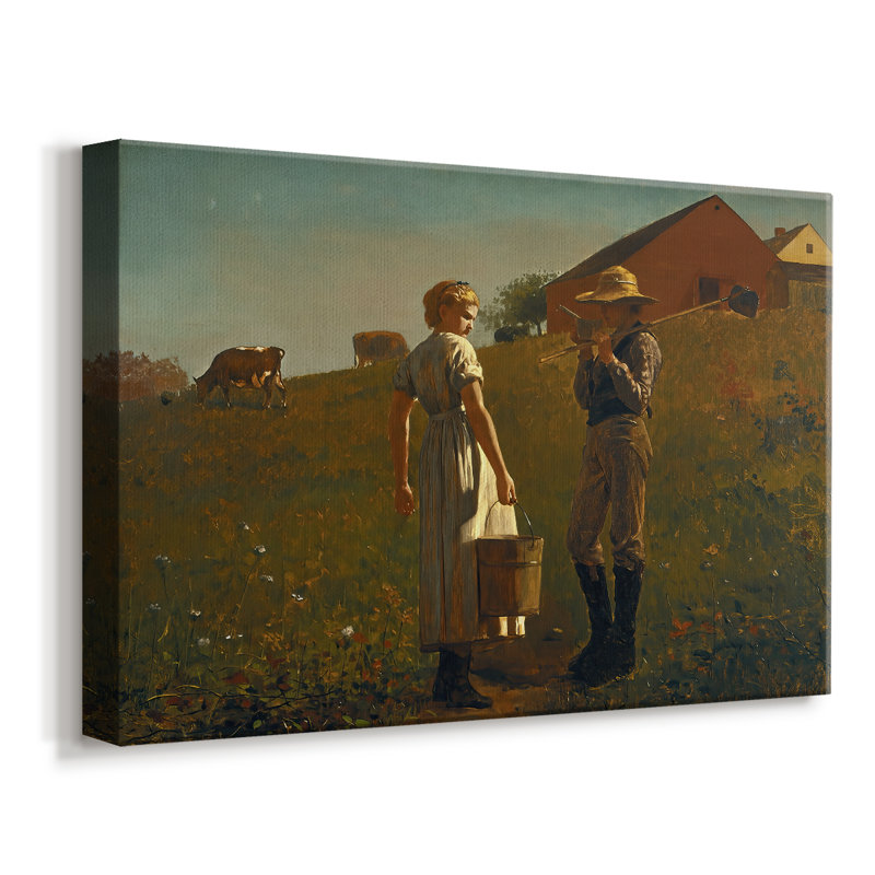 La chanson du Lark-Winslow Homer-Gallery, toile tendue-1876, 12x18