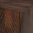 Rustic Mango Wood Cabinet With Fluted Design