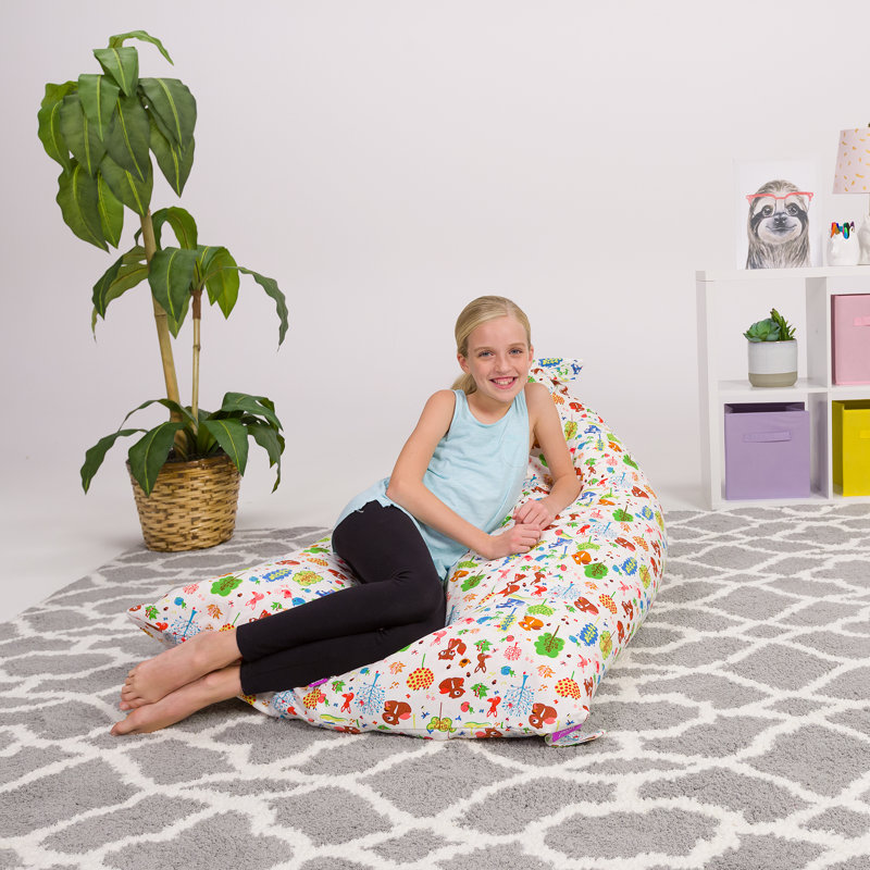 Bean Bag Cover, 200L - Large, Canvas Animals Forest Critters