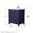 Beckett 30" Freestanding Single Bathroom Vanity with Cultured Marble Top-61870903-61870901-61870899