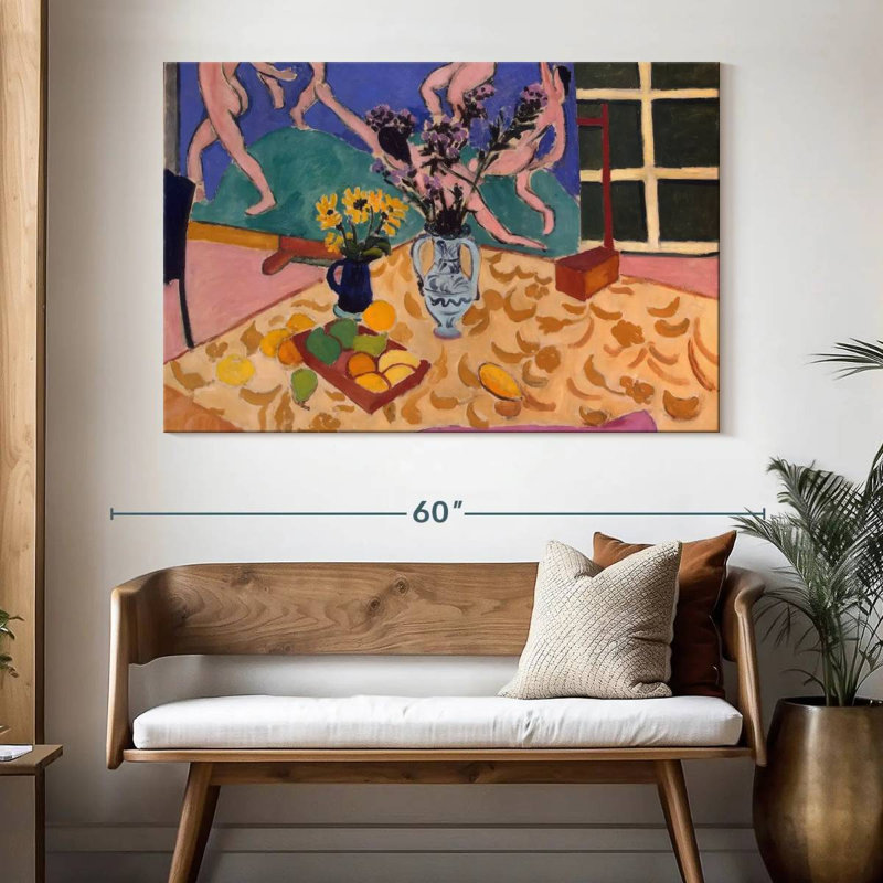 Harnek Still Life With The Dance, H 34 po x l 51 po